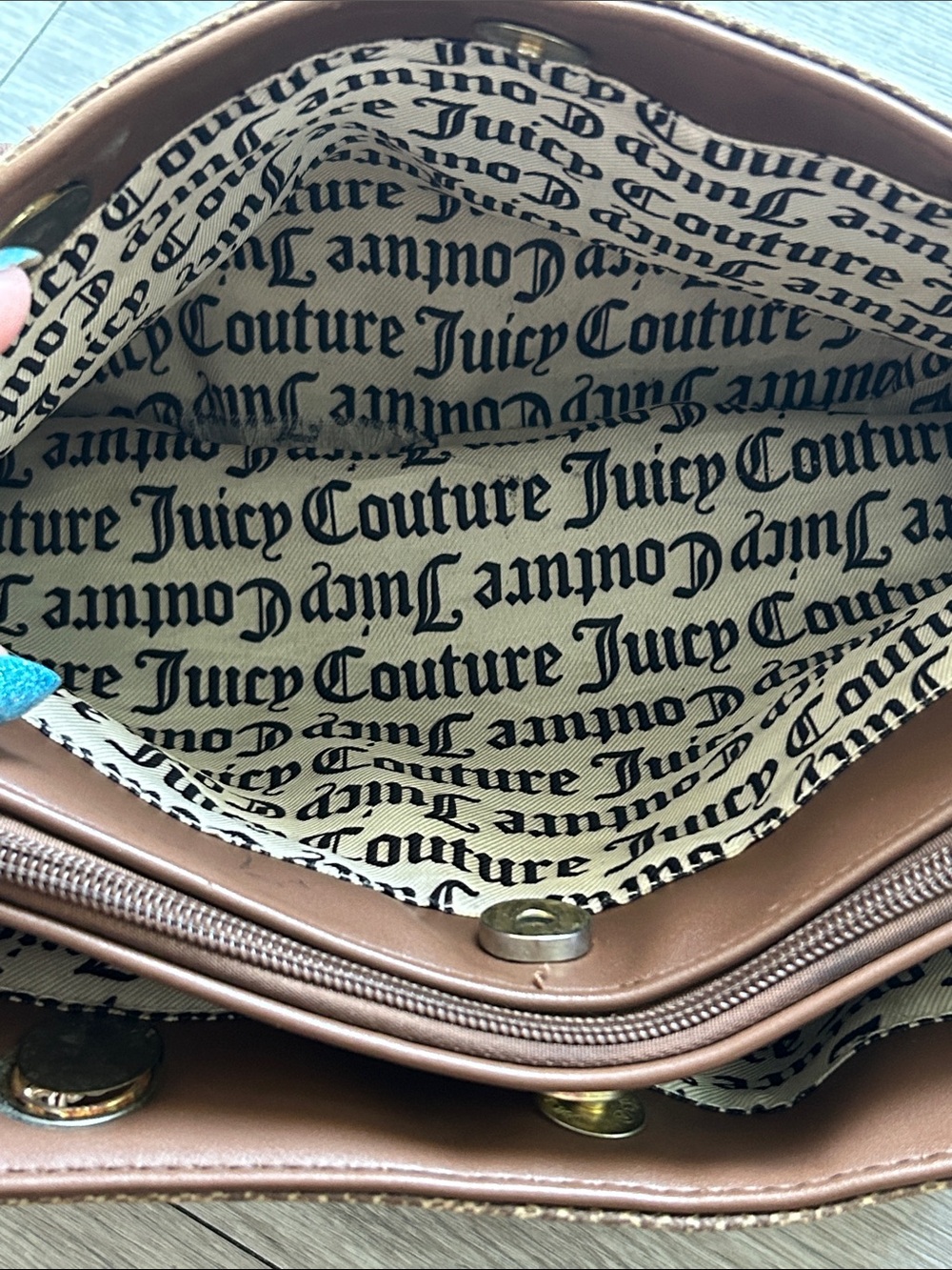 Juicy Couture Brown Tote Purse - Picture 4 of 14